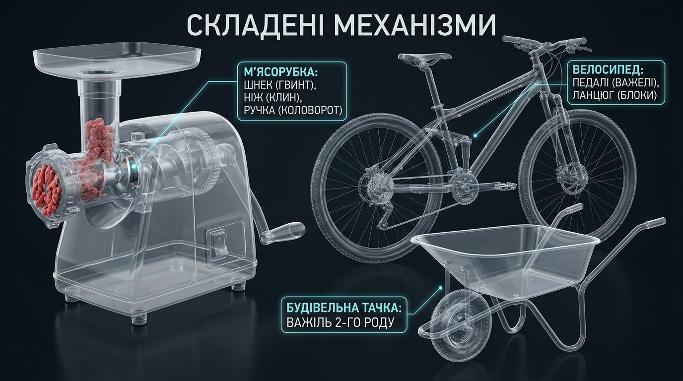 3D Анатомія складених механізмів