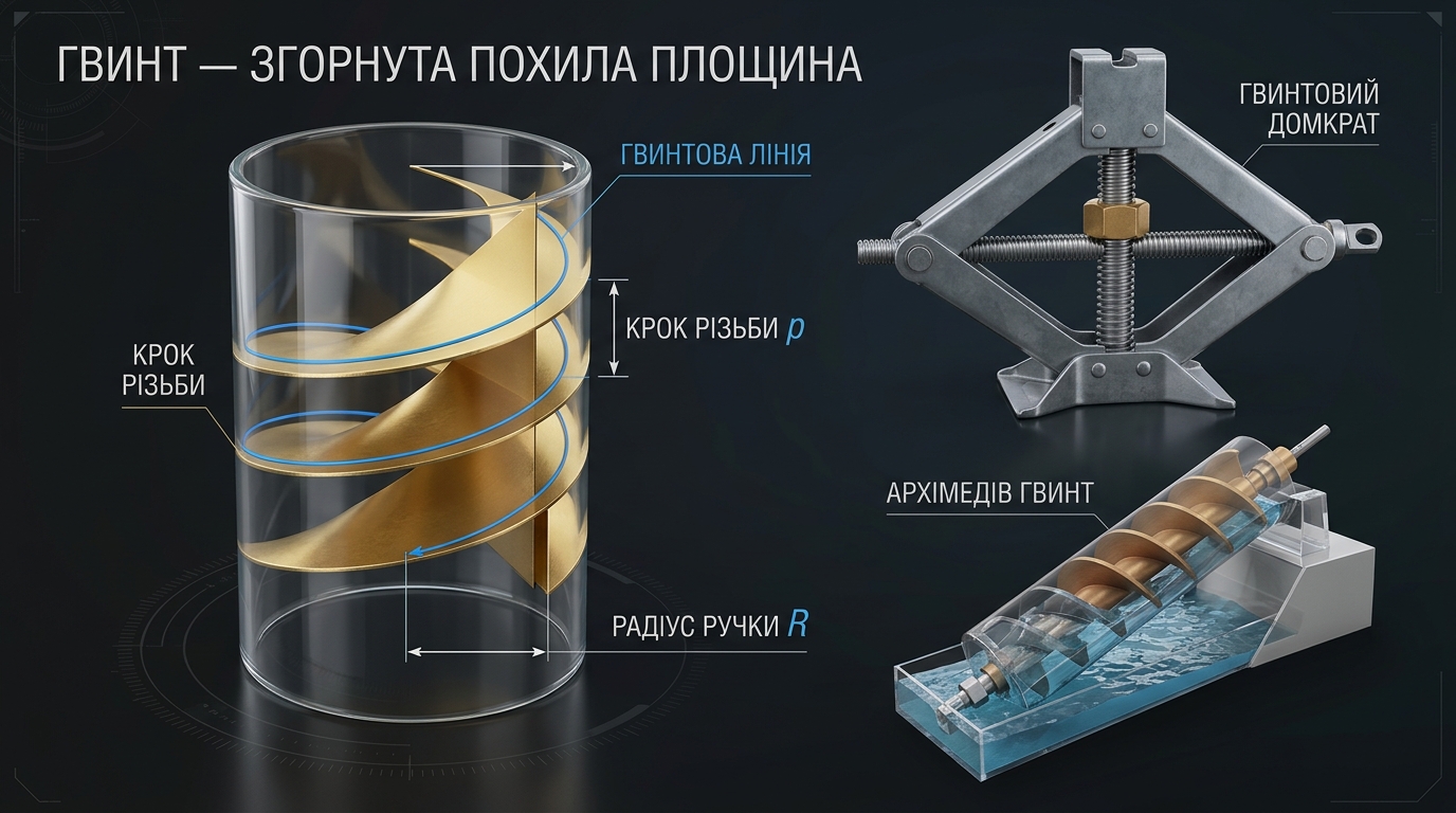 3D Гвинтовий механізм